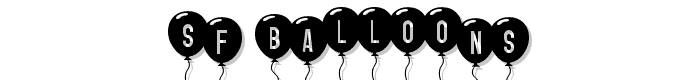 SF Balloons font